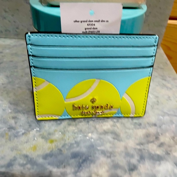 Kate Spade Grand Slam Tennis Small Slim Card Holder ~ NEW! - Picture 10 of 10